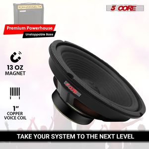 Haut-parleur de remplacement pour amplificateur de guitare de 8 pouces, 100 W, 4 ohms, pour enceintes de guitare électrique - Product Image 3