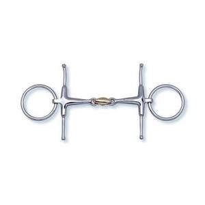 Morso francese <span class=keywords><strong>in</strong></span> argento con labbro intero e morso a torsione <span class=keywords><strong>in</strong></span> rame per l'addestramento, di Riaz Jamal Intel - Product Image 3