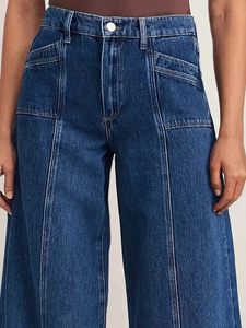 Pantalon palazzo élégant pour femme, coupe large, taille haute, décontracté, léger et respirant, idéal pour le bureau et les occasions décontractées - Product Image 5