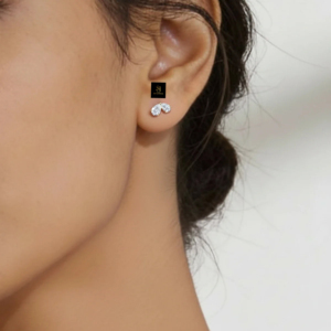 Pendientes de Diamantes con Forma de Pera Doble, Anillo de Diamantes Cultivados en Laboratorio, Oro Amarillo, Oro Blanco, Oro Rosa, Joyería Elegante, Brillo Atemporal - Product Image 1