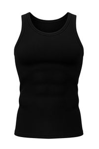 Camiseta sin mangas de algodón para hombre, suave, transpirable, de corte regular, informal, para gimnasio, entrenamiento, fitness, verano, ropa deportiva básica - Product Image 3