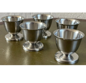 Supports à œufs durs en acier inoxydable de bonne qualité, gadgets de cuisine, supports à œufs pour petit-déjeuner en acier inoxydable argenté - Product Image 3