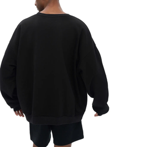 Sudadera de Cuello Redondo Lisa de Alta Calidad al por Mayor para Hombre, Sudaderas con Capucha a la Moda, Sudadera Personalizada, Ropa Deportiva con Logotipo Bordado en 3D - Product Image 4