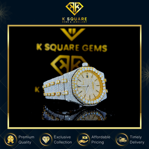 Proveedor Líder en la Venta de Relojes de Cuarzo Moissanite de Acero Inoxidable de Lujo Unisex VVS con Diseño Único Resistente al Agua a Bajo Precio - Product Image 2