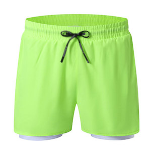 Shorts 2 en 1 de style flexible, confortables et doux, pour la course à pied et le sport - Product Image 1
