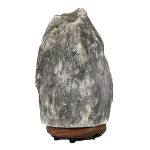 Lámparas de Sal del Himalaya Grises, Hechas a Mano con Cristal Natural, para Iluminación Decorativa, Accesorios para el Hogar y Colecciones de Regalos Únicos - Product Image 2