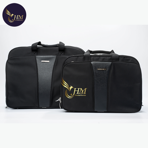 Casual Polyester Laptop <b>Briefcase</b> with Zipper Closure Durable Multi Function Design for Office Work Travel Use - Product Image 2