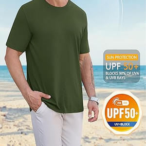 Camiseta deportiva de poliéster de secado rápido y corte ajustado para hombre, personalizada con estampado, para correr, gimnasio y deporte, subida por Dress Sports. - Product Image 2