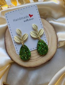 Pendientes de Resina Redondos, Estilo Clásico, Acabado Liso, Precio de Fábrica al por Mayor - Product Image 2