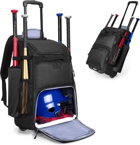 Roziv Sports Custom Color Polyester Baseball Sports Backpack Water Bottle Pocket Helmet Compartment High Quality Unisex Arcuate - Product Image 1