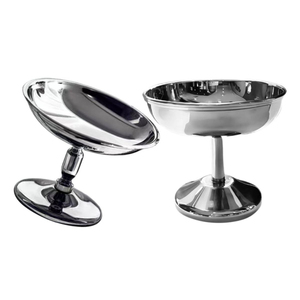 Stainless Steel <b>Ice</b> Cream Bowl With High <b>Feet</b> Mirror Finish Footed Dessert Cup For Fine Dining Hotels And Wedding Banquets - Product Image 1
