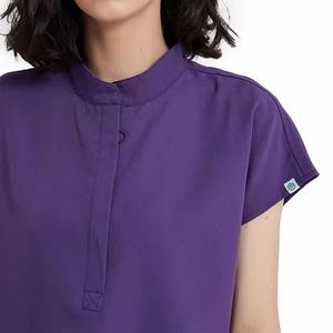 Diseño de Delantal Moderno y Elegante 2026, Uniforme de Enfermera para Mujer, 100% Algodón Twill - Product Image 3