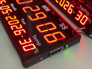 จอแสดงผล LED สำหรับการตรวจสอบสิ่งแวดล้อมอุตสาหกรรมอัจฉริยะ พร้อมระบบซิงโครไนซ์นาฬิกาหลัก |   ซีรีส์ AT-THMT-DL – รองรับโดย OEM - Product Image 3
