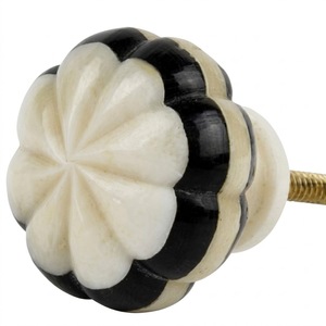 Decorative Bone Horn Cabinet <b>Knob</b> Handcrafted Drawer Pull Handle Kitchen <b>Door</b> Furniture <b>Knob</b> Vintage Rustic Home Decor Hardware - Product Image 2