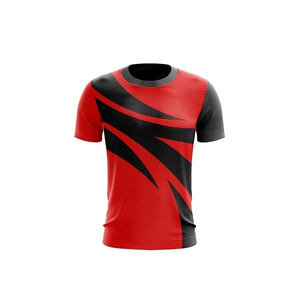 Camiseta de Fútbol Personalizada por Sublimación de Alta Demanda, Talla Grande, Tejido Transpirable, Secado Rápido, Antibacteriana, Nombre de Alta Definición - Product Image 1