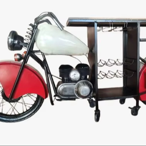 Table de bar industrielle moderne en métal, design peu encombrant, pour la maison, le salon, la cuisine, le studio, le garage, la terrasse - Product Image 1