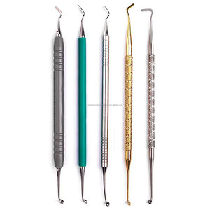 Explorador Dental Profesional de Doble Punta de Acero Inoxidable, Instrumento Manual para Examen Oral y Diagnóstico Dental - Product Image 1