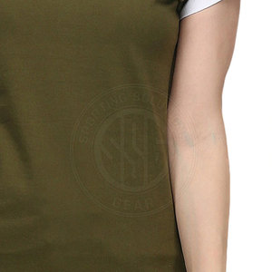 Camiseta al por Mayor para Mujer, Algodón y Poliéster, Cuello Redondo, Logotipo Personalizado OEM, Diseño de Color Personalizado - Product Image 6