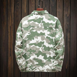 Chaqueta vaquera de mezclilla para hombre, talla grande, estampada, tie-dye, estilo camionero, lavada, para primavera y exteriores, Haus Industries - Product Image 2