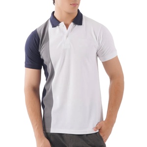 Camisa de Hombre de Alta Calidad, Diseño Casual, Tejido de Punto, Secado Rápido, Color Sólido, con Bordado Frontal, Tallas Grandes - Product Image 5
