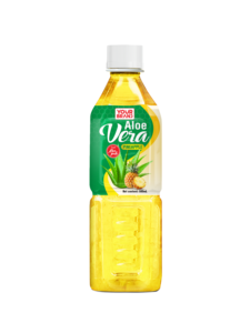 500ml Natural <b>Aloe</b> Vera Pineapple Flavor Juice Drink Squeezed Fruit Wholesale Custom Label Beverage PET Bottle Manufacturer - Product Image 1