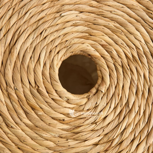 Cesta Tejida de Jacinto de Agua con Tapa y Forro Extraíble, Cesta Decorativa Ecológica para Baño y Lavadero - Product Image 5