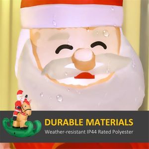 Pupazzo di Neve Gonfiabile Natalizio per Decorazioni Esterne Festive - Product Image 3