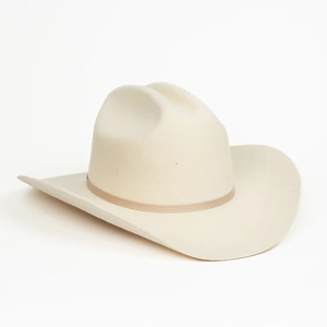 Chapeau de cowboy blanc 100% laine, broderie à la main, réglable, unisexe, décontracté, à large bord, respirant, avec ruban, pour l'extérieur, printemps-été, adulte - Product Image 2
