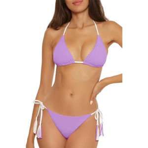 Maillot de bain bikini deux pièces sexy pour femme, personnalisé avec logo et couleur, broderie, string, logo par sublimation – Nouvelle collection très demandée - Product Image 4