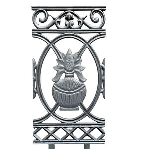Durable industrial <b>steel</b> stair panel elegant architectural lattice design strong construction modern <b>railing</b> timeless classical - Product Image 1