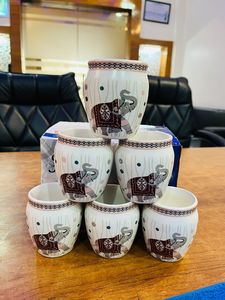 Oriental Ceramic <b>Mug</b> <b>Set</b> With Cartoon Design For Party Gift Reusable Drinkware - Product Image 4
