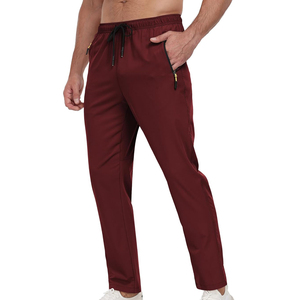Custom Sweatpants Men Sports Drawstring Solid Casual Sweat Pants Logo Print Oversized Washed Men Sports Pants - Product Image 1