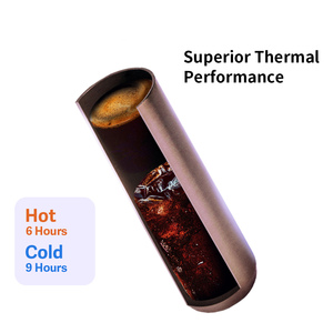 Vaso Térmico de Acero Inoxidable 316 de Doble Pared con Aislamiento al Vacío, 720 ml/24 oz, Recubrimiento Cerámico de Titanio, Portátil, Minimalista, MARU, 6 Horas - Product Image 4