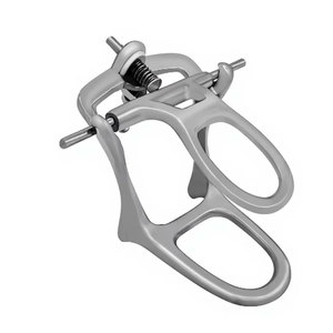 Dental Lab Articulator Chrome Plated Large High Arch Hinge Denture Instrument Adjustable Manual Ergonomic Grip Laboratory - Product Image 1