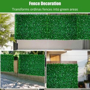 Recinzione Artificiale Verde Resistente e Durevole per Esterni, Impermeabile con Protezione Anti-UV per Giardini e Cortili (Foglia Verde) - Product Image 6