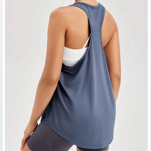 Camiseta sin mangas informal retro con cuello cuadrado para mujer, con espalda en U y acolchado, ideal para capas de verano - Product Image 5