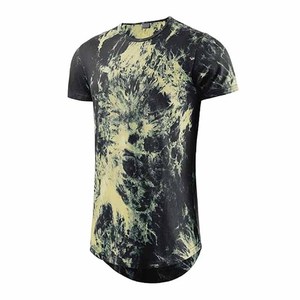 เสื้อยืดโอเวอร์ไซส์ผ้าคอตตอนหนาน้ำหนักมาก สไตล์วินเทจฟอกสี  พร้อมโลโก้แบบกำหนดเอง พิมพ์ลายกราฟิกคุณภาพสูง สไตล์สตรีทแวร์ ฮิปฮอป - Product Image 1