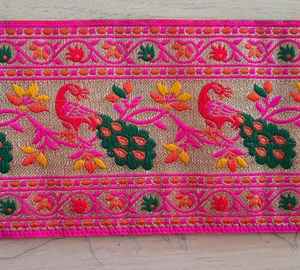 ลูกไม้ราปิยาร์คุณภาพสูง เหมาะสำหรับตกแต่งขอบผ้าส่าหรี เลเฮนกา และงานออกแบบชุดเดรส - Product Image 1