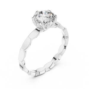 D Color VVS Moissanite <b>Diamond</b> <b>Ring</b> 925 Sterling Silver Wholesale Engagement Jewelry Factory Supplier - Product Image 4