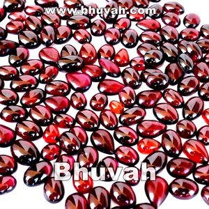 แหวนพลอยโกเมนธรรมชาติอัญมณีหลวมจี้เครื่องประดับทำจากเงิน - Product Image 3