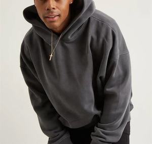 <b>Men</b> High Quality Oversized Thick Heavyweight Cotton Cropped <b>Men</b> With Fashionable <b>Hoodie</b> Oversized Tracksuits Oversized Embroider - Product Image 1