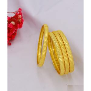 Gold Plated Traditional 4 Pc Bangles New Design African Dubai Bridal Style Bangles Ethnic <b>Wedding</b> Middle East Bangles for Women - Product Image 6
