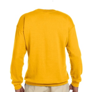 New Design 100% Cotton Pullover Sweatshirt <b>Yellow</b> Oversize Fleece with Print Pattern XS Size Winter ODM Wholesale Supply 2026 - Product Image 4