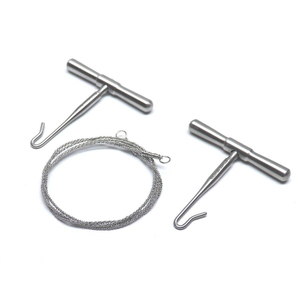 Professional Stainless Steel Gigli Wire <b>Saw</b> Orthopedic <b>Bone</b> Cutting Surgical Instrument With T Handle Medical Grade Tool - Product Image 2
