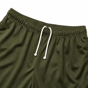 Shorts de malla para hombre con estilo personalizado, shorts de patrón sólido para hombre, shorts con estampado digital y etiqueta privada. - Product Image 6