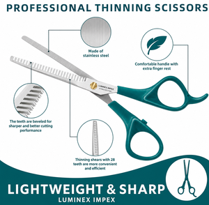 Ciseaux professionnels pour toilettage des animaux, pour couper les poils des animaux, ciseaux de toilettage pour une coupe lisse et facile, professionnels - Product Image 4