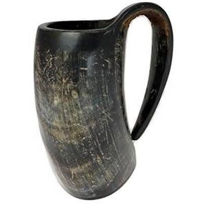 Jarra de Cerveza de Cuerno con Mango Largo, Diseño Clásico Moderno, para Bar, Restaurante, Hotel - Product Image 1