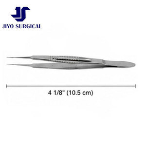 Jiyo Surgical Co. CE Quality Osher Fixation Forceps MP-4560 4 1/8 Inches Wide Serrated Flat Handle Delicate Surgical Instrument - Product Image 1