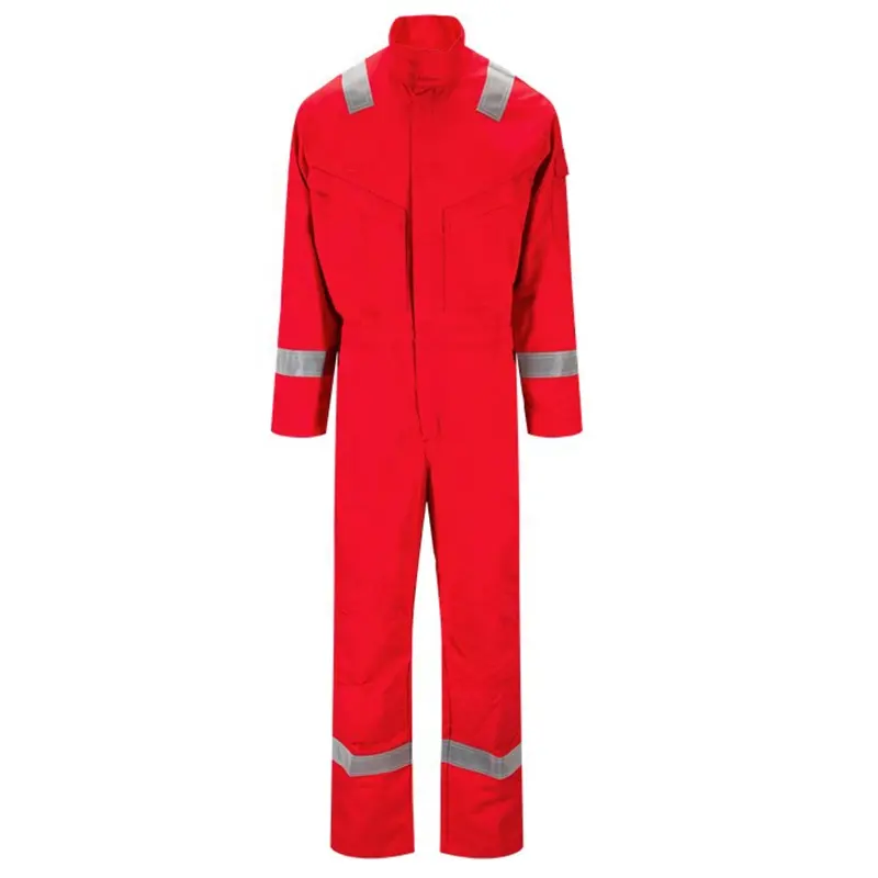 High Quality Offshore Working Coverall Flame Proof Boiler Suit Oil And Gas Workwear
