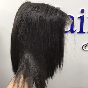 Perruque vierge vietnamienne droite en cheveux humains bruts avec styles de vague profonde et de vague naturelle Couleur de dentelle transparente - Product Image 2